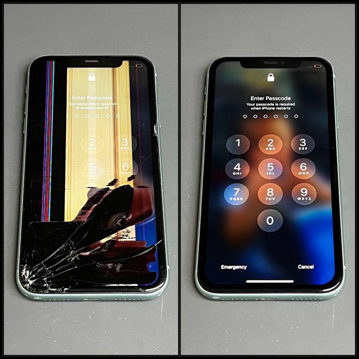 Telefona remonts darbībā